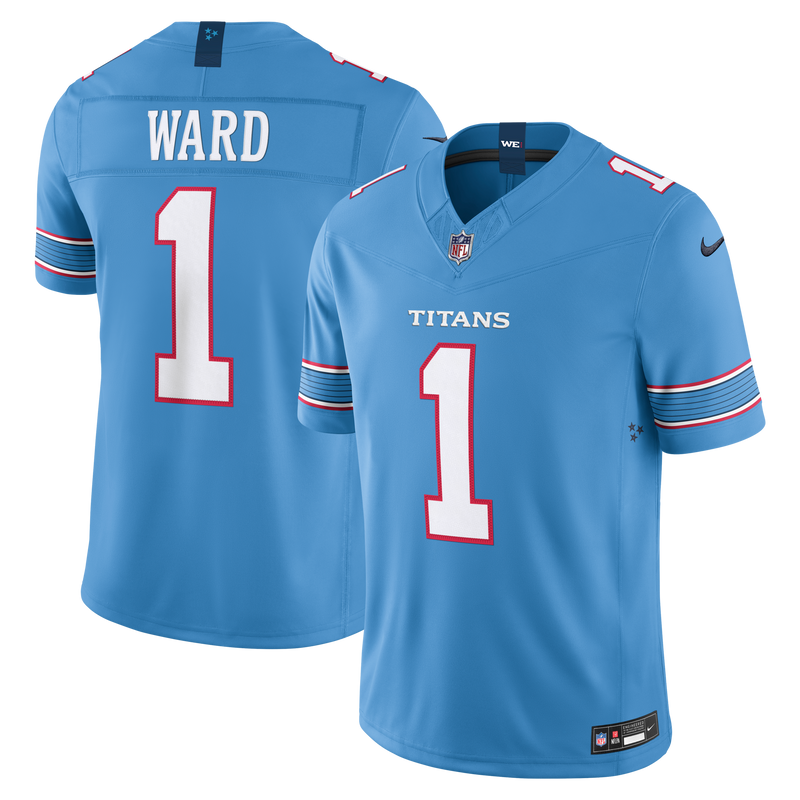 Cameron Ward Tennessee Titans Football Jersey, Blue Limited Sportswear Jersey Shirt, Lightweight Breathable Athletic Jersey, Casual Gift for Men