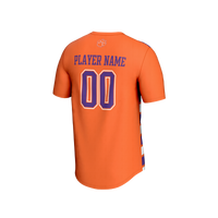 Clemson Tigers Soccer Jersey, Orange/Purple Fashion Sportswear Jersey Shirt, Lightweight Breathable Athletic Jersey, Casual Gift for Men