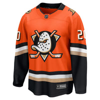 Chris Kreider Anaheim Ducks Hockey Jersey, Orange Breakaway Home Sportswear Jersey Shirt, Long Sleeve Hockey Sweater Jersey, Casual Gift for Men