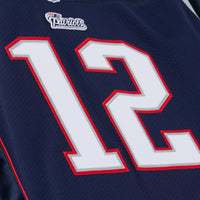 Tom Brady New England Patriots Football Jersey, Navy Sportswear Jersey Shirt, Lightweight Breathable Athletic Jersey, Casual Gift for Men