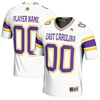 ECU Pirates Football Jersey, White Sportswear Jersey Shirt, Lightweight Breathable Athletic Jersey, Casual Gift for Men