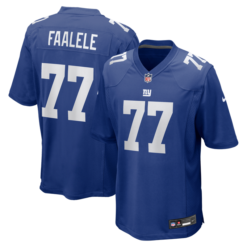 Daniel Faalele New York Giants Football Jersey, Royal Game Sportswear Jersey Shirt, Lightweight Breathable Athletic Jersey, Casual Gift for Men