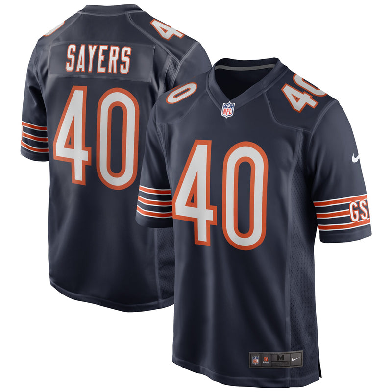 Gale Sayers Chicago Bears Football Jersey, Navy Game Sportswear Jersey Shirt, Lightweight Breathable Athletic Jersey, Casual Gift for Men