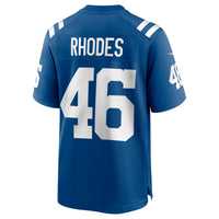 Luke Rhodes Indianapolis Colts Football Jersey, Royal Game Sportswear Jersey Shirt, Lightweight Breathable Athletic Jersey, Casual Gift for Men