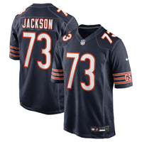 Jonah Jackson Chicago Bears Football Jersey, Navy Game Sportswear Jersey Shirt, Lightweight Breathable Athletic Jersey, Casual Gift for Men