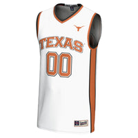 Texas Longhorns Basketball Jersey, White Fashion Lightweight Sportswear Jersey Shirt, Sleeveless Athletic Tank Jersey, Casual Gift for Men