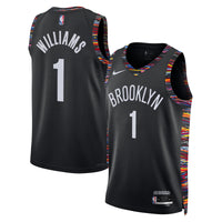 Ziaire Williams Brooklyn Nets Basketball Jersey, Black Swingman Sportswear Jersey Shirt, Sleeveless Athletic Tank Jersey, Casual Gift for Men