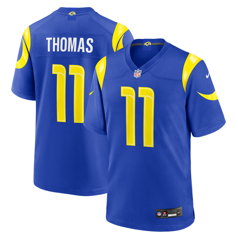 Keir Thomas Los Angeles Rams Football Jersey, Royal Game Sportswear Jersey Shirt, Lightweight Breathable Athletic Jersey, Casual Gift for Men