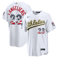 Shea Langeliers Athletics Baseball Jersey, White Sportswear Jersey Shirt, Lightweight Breathable Athletic Jersey, Casual Gift for Men