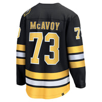 Charlie McAvoy Boston Bruins Hockey Jersey, Black Breakaway Home Sportswear Jersey Shirt, Long Sleeve Hockey Sweater Jersey, Casual Gift for Men