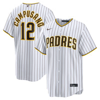 Luis Campusano San Diego Padres Baseball Jersey, White Sportswear Jersey Shirt, Lightweight Breathable Athletic Jersey, Casual Gift for Men