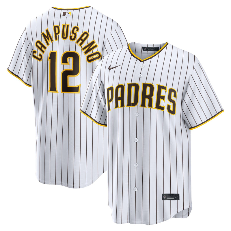 Luis Campusano San Diego Padres Baseball Jersey, White Sportswear Jersey Shirt, Lightweight Breathable Athletic Jersey, Casual Gift for Men