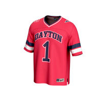 Dayton Flyers Football Jersey, Red Fashion Lightweight Sportswear Jersey Shirt, Lightweight Breathable Athletic Jersey, Casual Gift for Men