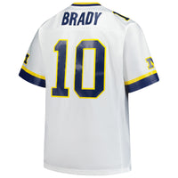 Michigan Wolverines Football Jersey, White Sportswear Jersey Shirt, Lightweight Breathable Athletic Jersey, Casual Gift for Men, Style 202579712
