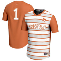 Texas Longhorns Lightweight Soccer Jersey, Orange Fashion Sportswear Jersey Shirt, Lightweight Breathable Athletic Jersey, Casual Gift for Men