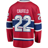 Cole Caufield Montreal Canadiens Hockey Jersey, Red Replica Sportswear Jersey Shirt, Long Sleeve Hockey Sweater Jersey, Casual Gift for Men