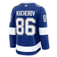 Nikita Kucherov Tampa Bay Lightning Hockey Jersey, Blue Premium Sportswear Jersey Shirt, Long Sleeve Hockey Sweater Jersey, Casual Gift for Men