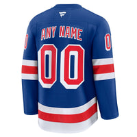 New York Rangers Hockey Jersey, Royal Premium Home Sportswear Jersey Shirt, Long Sleeve Hockey Sweater Jersey, Casual Gift for Men