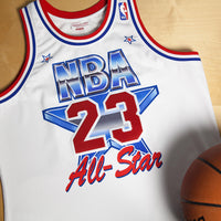 NBA All-Star East Michael Jordan 1991 Authentic Basketball Jersey, Sportswear Jersey Shirt, Sleeveless Athletic Tank Jersey, Casual Gift for Men