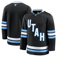 Utah Mammoth Hockey Jersey, Black Premium Home Sportswear Jersey Shirt, Long Sleeve Hockey Sweater Jersey, Casual Gift for Men, Style 201928528