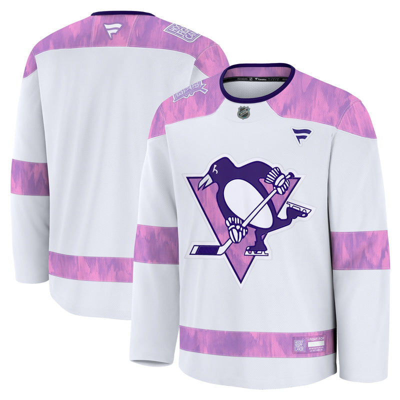 Pittsburgh Penguins Hockey Jersey, White Sportswear Jersey Shirt, Long Sleeve Hockey Sweater Jersey, Casual Gift for Men, Style 202439777
