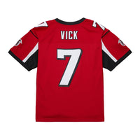 Michael Vick Atlanta Falcons Football Jersey, Red Replica Sportswear Jersey Shirt, Lightweight Breathable Athletic Jersey, Casual Gift for Men