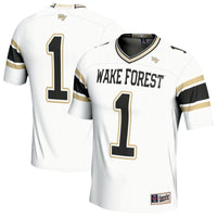 Wake Forest Demon Deacons Football Jersey, White Fashion Sportswear Jersey Shirt, Lightweight Breathable Athletic Jersey, Casual Gift for Men
