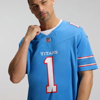 Cameron Ward Tennessee Titans Football Jersey, Blue Limited Sportswear Jersey Shirt, Lightweight Breathable Athletic Jersey, Casual Gift for Men