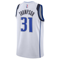 Klay Thompson Dallas Mavericks Basketball Jersey, White Swingman Sportswear Jersey Shirt, Sleeveless Athletic Tank Jersey, Casual Gift for Men
