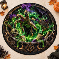 Witches Brew - Cauldron Ascent Round Statement Rug