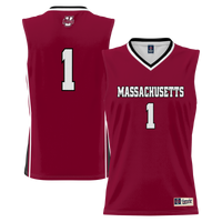 UMass Minutemen Basketball Jersey, Maroon Lightweight Sportswear Jersey Shirt, Sleeveless Athletic Tank Jersey, Casual Gift for Men