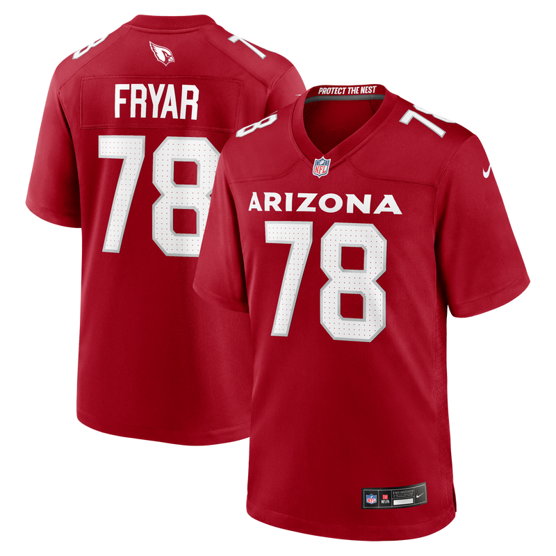 Josh Fryar Arizona Cardinals Football Jersey, Cardinal Game Sportswear Jersey Shirt, Lightweight Breathable Athletic Jersey, Casual Gift for Men