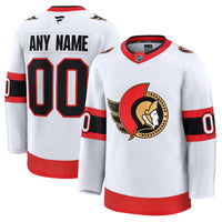 Ottawa Senators Hockey Jersey, White Premium Sportswear Jersey Shirt, Long Sleeve Hockey Sweater Jersey, Casual Gift for Men, Style 202055720