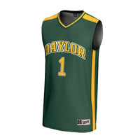 Baylor Bears Basketball Jersey, Green Fashion Lightweight Sportswear Jersey Shirt, Sleeveless Athletic Tank Jersey, Casual Gift for Men