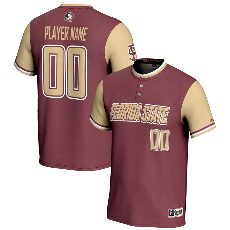Florida State Seminoles Softball Jersey, Lightweight Sportswear Jersey Shirt, Lightweight Breathable Athletic Jersey, Casual Gift for Men