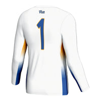 Pitt Panthers Volleyball Jersey, White Lightweight Sportswear Jersey Shirt, Lightweight Breathable Athletic Jersey, Casual Gift for Men