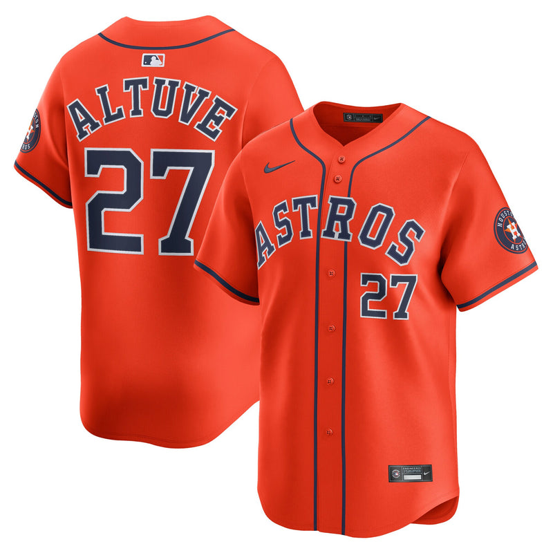 Jose Altuve Houston Astros Baseball Jersey, Orange Limited Sportswear Jersey Shirt, Lightweight Breathable Athletic Jersey, Casual Gift for Men
