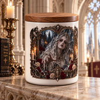 The Veiled Bride - Candlelight, Cracked Glass and Quiet Mourning
