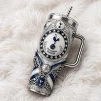 TOT - Heritage Crest in Navy and Silver Relief