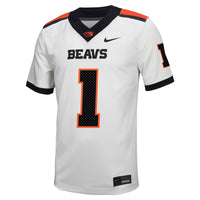 Oregon State Beavers Football Jersey, White Replica Sportswear Jersey Shirt, Lightweight Breathable Athletic Jersey, Casual Gift for Men