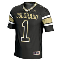 Colorado Buffaloes Endzone Football Jersey, Black Sportswear Jersey Shirt, Lightweight Breathable Athletic Jersey, Casual Gift for Men