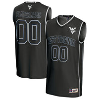 West Virginia Mountaineers Basketball Jersey, Black Fashion Sportswear Jersey Shirt, Sleeveless Athletic Tank Jersey, Casual Gift for Men