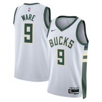Kel'el Ware Milwaukee Bucks Basketball Jersey, Sportswear Jersey Shirt, Sleeveless Athletic Tank Jersey, Casual Gift for Men, Style 204635821