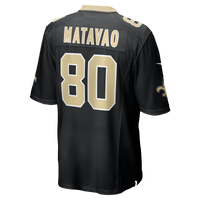 Moliki Matavao New Orleans Saints Football Jersey, Black Sportswear Jersey Shirt, Lightweight Breathable Athletic Jersey, Casual Gift for Men