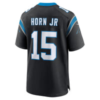 Jimmy Horn Jr Carolina Panthers Football Jersey, Black Game Sportswear Jersey Shirt, Lightweight Breathable Athletic Jersey, Casual Gift for Men