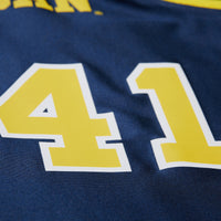 Michigan Wolverines 1988/89 Football Jersey, Navy Authentic Sportswear Jersey Shirt, Lightweight Breathable Athletic Jersey, Casual Gift for Men