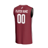 Fordham Rams Basketball Jersey, Maroon Fashion Sportswear Jersey Shirt, Sleeveless Athletic Tank Jersey, Casual Gift for Men, Style 203645459