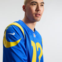 Puka Nacua Los Angeles Rams Football Jersey, Royal Game Sportswear Jersey Shirt, Lightweight Breathable Athletic Jersey, Casual Gift for Men