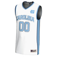 North Carolina Tar Heels Basketball Jersey, White Fashion Sportswear Jersey Shirt, Sleeveless Athletic Tank Jersey, Casual Gift for Men