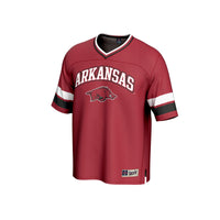 Arkansas Razorbacks Spirit Football Jersey, Cardinal Sportswear Jersey Shirt, Lightweight Breathable Athletic Jersey, Casual Gift for Men